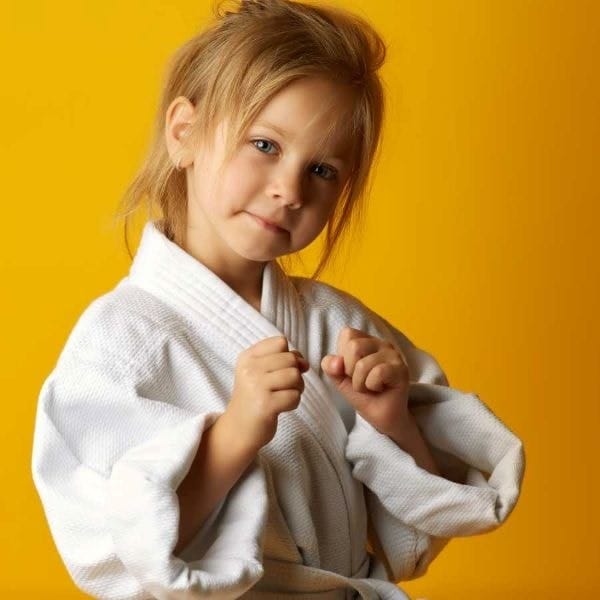 PMA kids martial arts girl in a pose